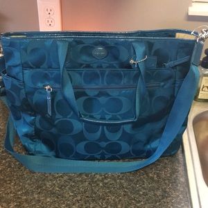 Coach diaper bag/laptop bag